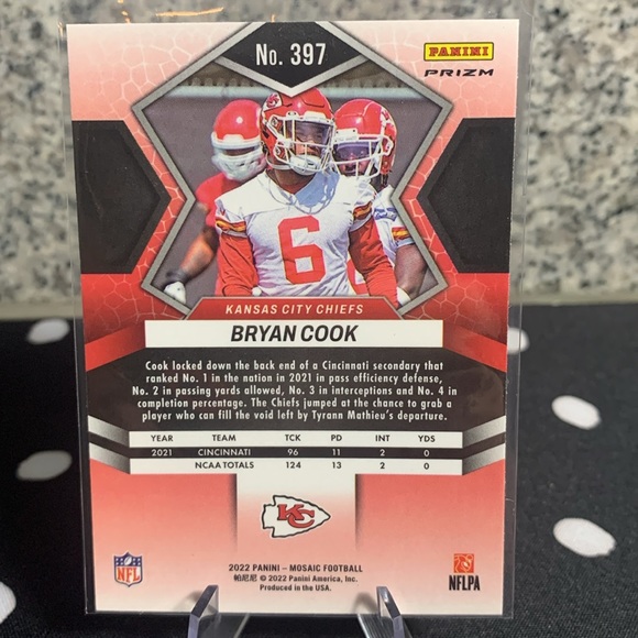 3 Chiefs Cards Mecole Hardman Bryan Cook Rookie Demarcus Robinson KC Chiefs MVP - Picture 9 of 10